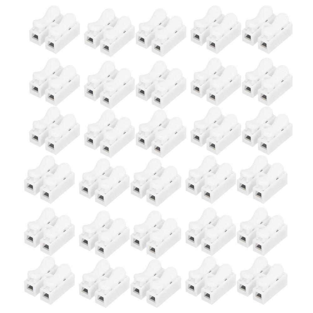 200PCS 250V CH-2 Connectors 10A Quick Connector Cable Clamp For Industrial Electrical Motors Wiring