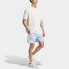 adidas Оригинальные шорты Enjoy Poly с тремя полосками и логотипом, спортивные шорты для мужчин, светло-розовые, синие IT8186