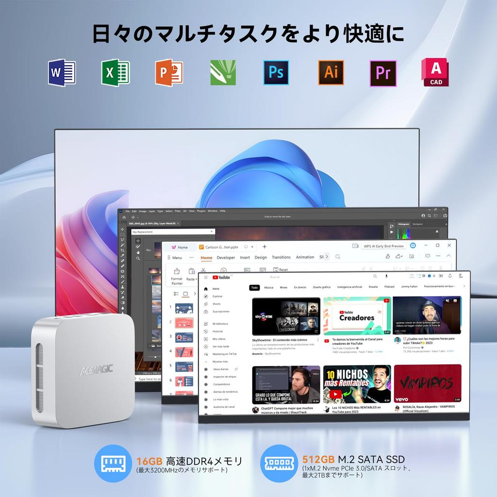 Первое появление мини-ПК n150 2025 новая модель мини-ПК Мощная работа до новейшего 12-го поколения Twin Lake n150 Мини-ПК 16 ГБ SSD Маленький ПК Высокая