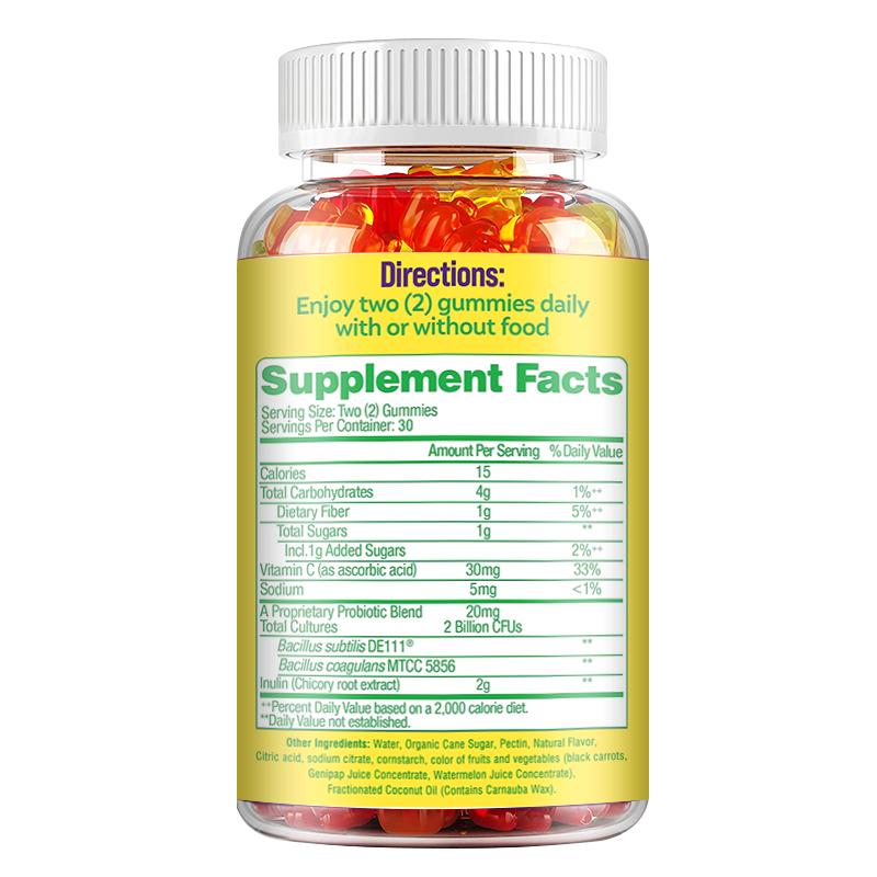Coolkin - Probiotics + Prebiotic Gummies - For Chest and Immune System Health