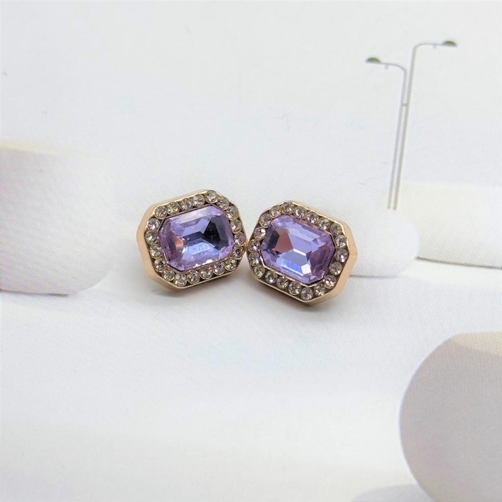 10pcs Pretty Plating Buttons Square Round Buttons Coat Windbreaker Sweater Accessories Various Styles DIY Sewing Supplies