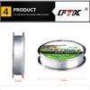 FTK Нейлоновая леска для зимней рыбалки 0,08–0,25 мм, 2,9–12,5 фунтов, 1,3–5,7 кг, аксессуары для лески