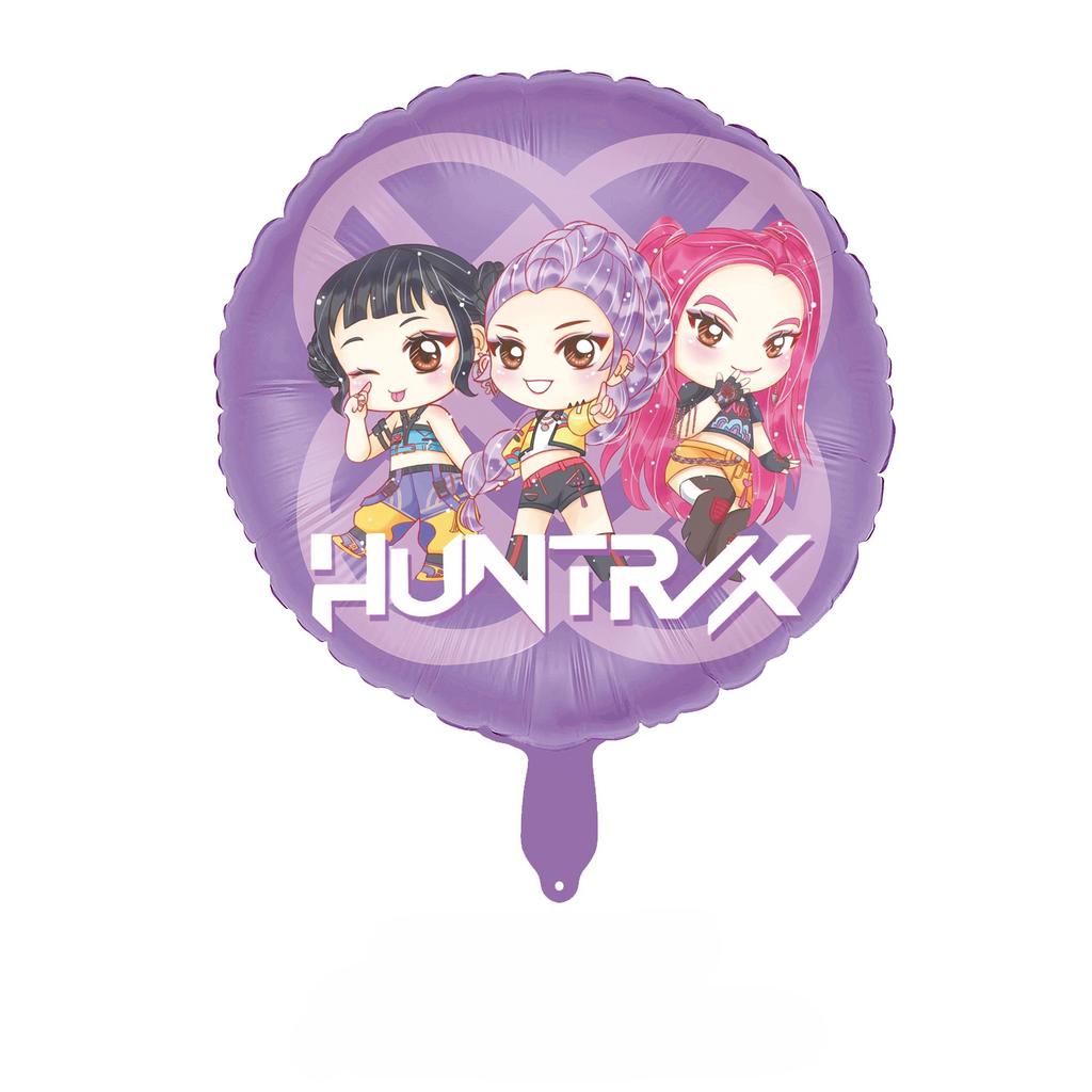 K Pop Охотники на демонов Вечеринка Декор на день рождения Шары Huntrix Мальчиковая группа Saja Boys Руми Мира Зои Шары-сувениры Раскрытие пола Подарок