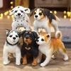 Simulation Cute Dog Plush Toys Lovely Husky Akita Rottweiler Animal Dog Dolls Stuffed Soft Toys for Kids Boys Xmas Gift