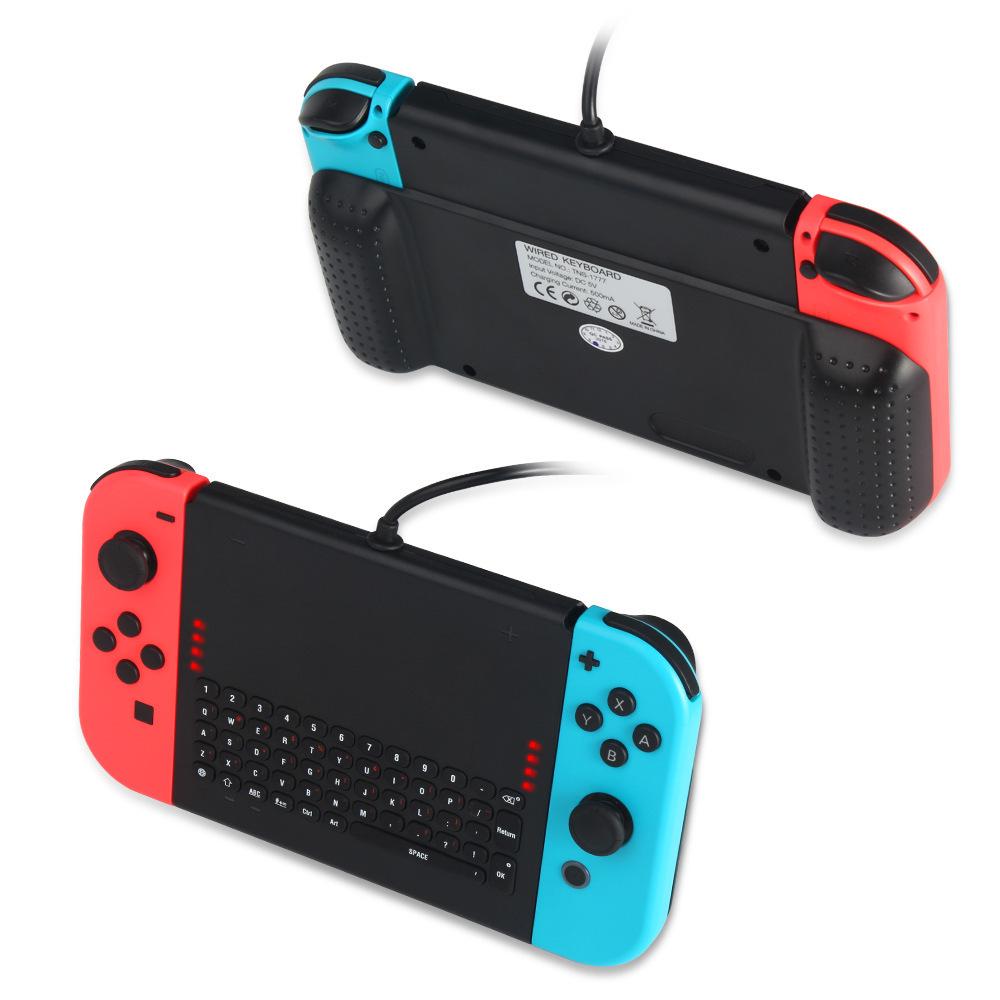 Полезная беспроводная игровая клавиатура 2.4G для игровой консоли N-Switch Joy-Con