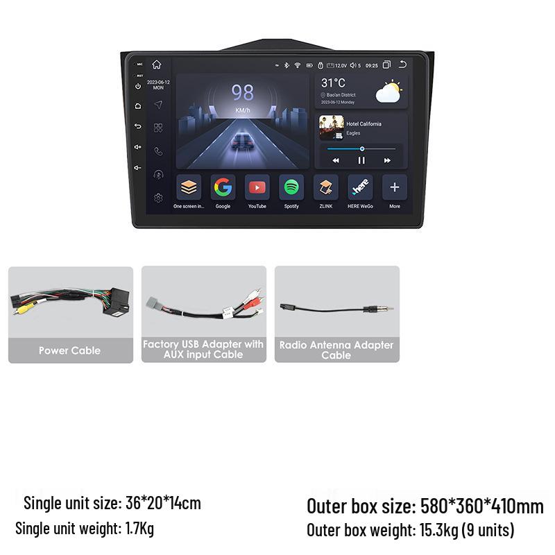 9-дюймовый Android Bluetooth GPS-навигатор для 18-19 Lada BA3 - Автомобильный большой экран