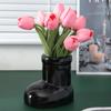 Ceramic Vase Tabletop Storage Ikebana Flower Vase Boots Pot Home Decor Accessories Boots Shoe Cute Cartoon Pen Holder Vase