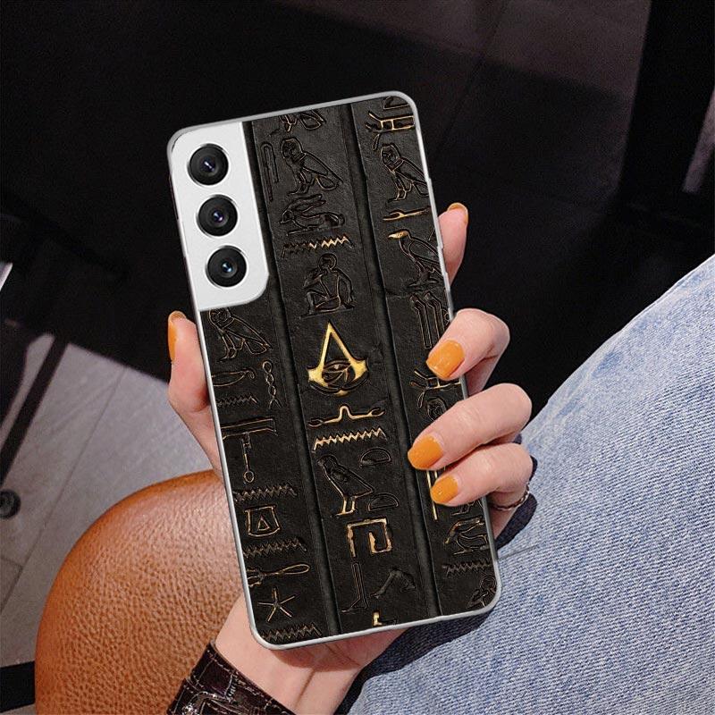 Sacred Eye of Horus Egypt Fresco Phone Case For Samsung Galaxy S24 S25 Edge S26 Ultra S23 S22 S21 Plus S20 FE + Personalized Pri
