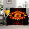 Manchester United Crest Portable Blanket/Soft Blanket Bedding Blanket Suitable for Travel Camping Living Rooms Offices Sofas Fan Gifts