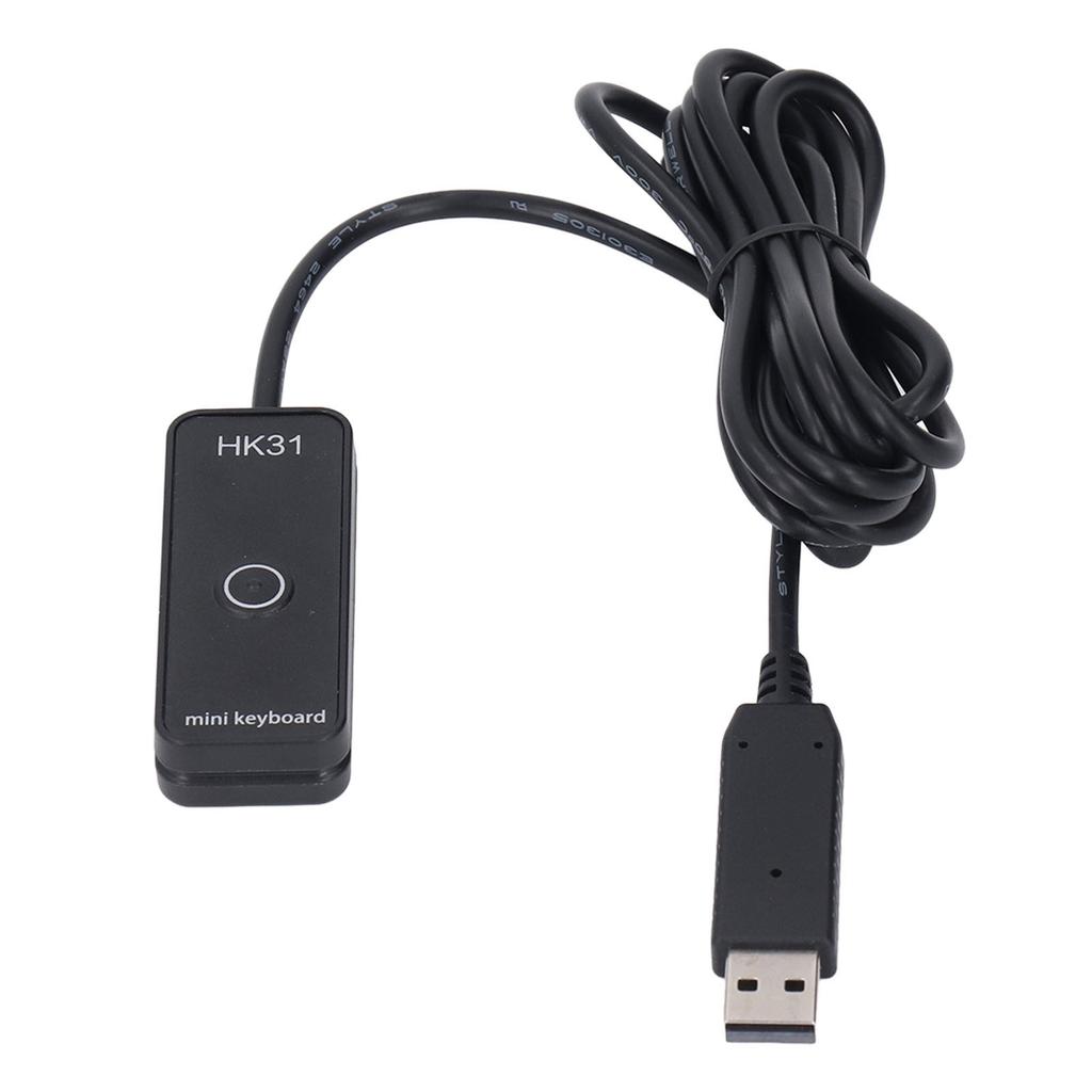 Пользовательская USB Мини-клавиатура Программируемая Макро-клавиатура Рельефный дизайн Брайля Магнитное крепление HK31 1 Позиция клавиши