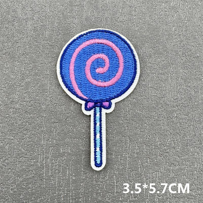 Милые мультяшные маленькие вышитые нашивки для одежды Candycherry Наклейки-нашивки на одежду, приклеиваемые утюгом, Термонаклейки, Значки