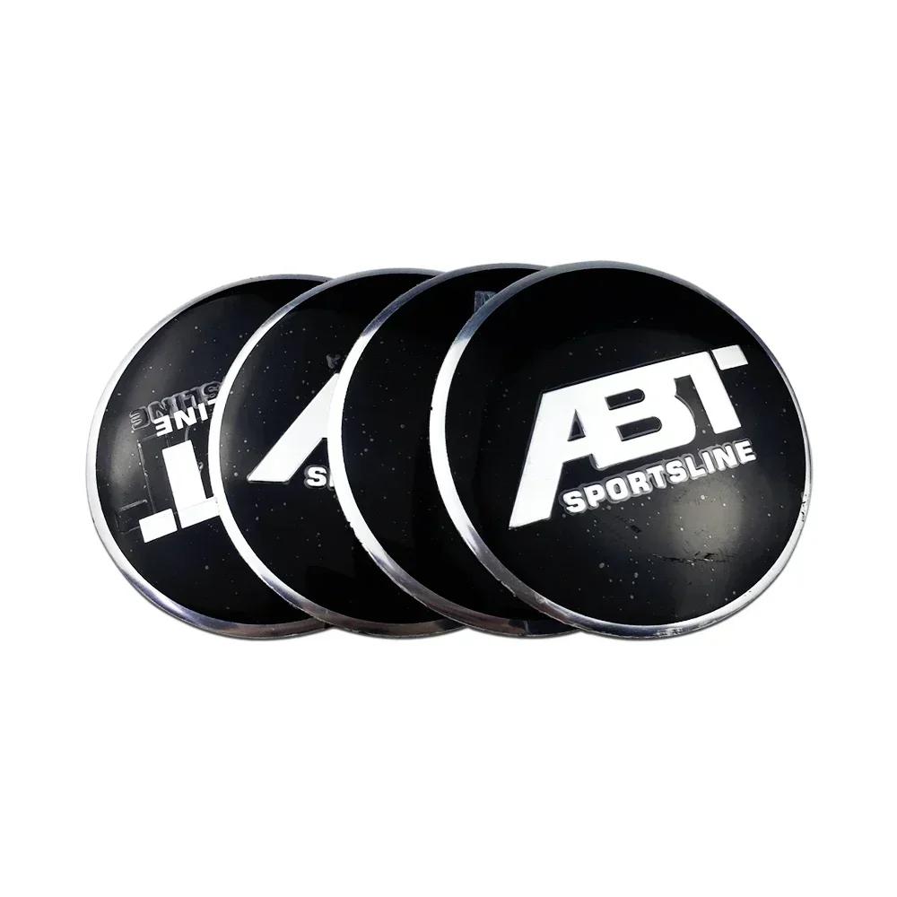 VW Polo Golf 4 5 Valve Stems Caps 56MM Car Wheel Center Stickers Hub Badge For Volkswagen VW RLINE GTI ABT SR Golf 6 7 8 MK3 MK7 Polo Tiguan Tour EP1
