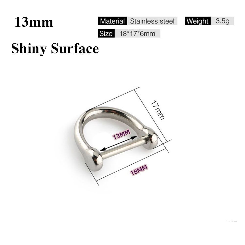 High Quality D Bow Staples Stainless Steel Keychain Hook 4 Styles Bracelet Buckle  Ourdoor Tool