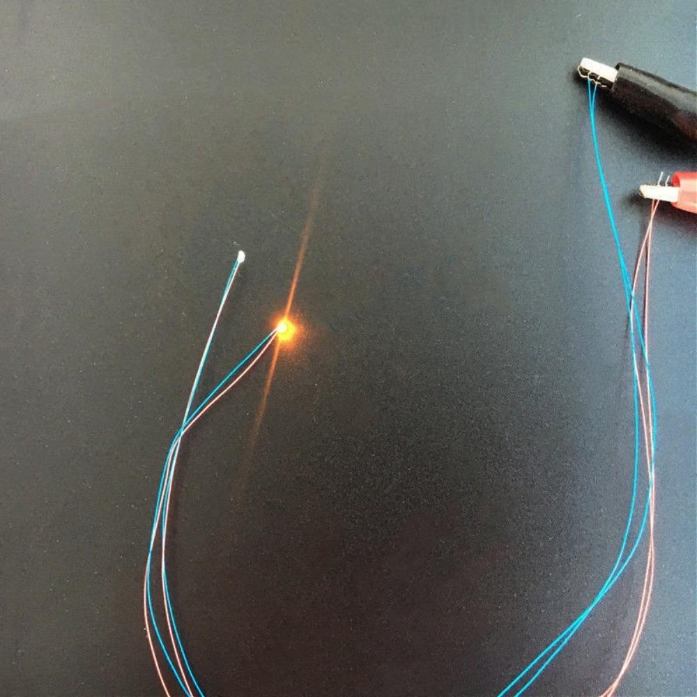 Ручная работа DIY Творческая модель Светодиодная лампа 3V Сверхъяркие светодиодные бусины Кукольный домик Маленькая лампочка