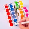 500 Pcs 1" Colored Dot Stickers Round Color Coding Labels Waterproof Polka Circle Dot Stickers for Office Student Classroom