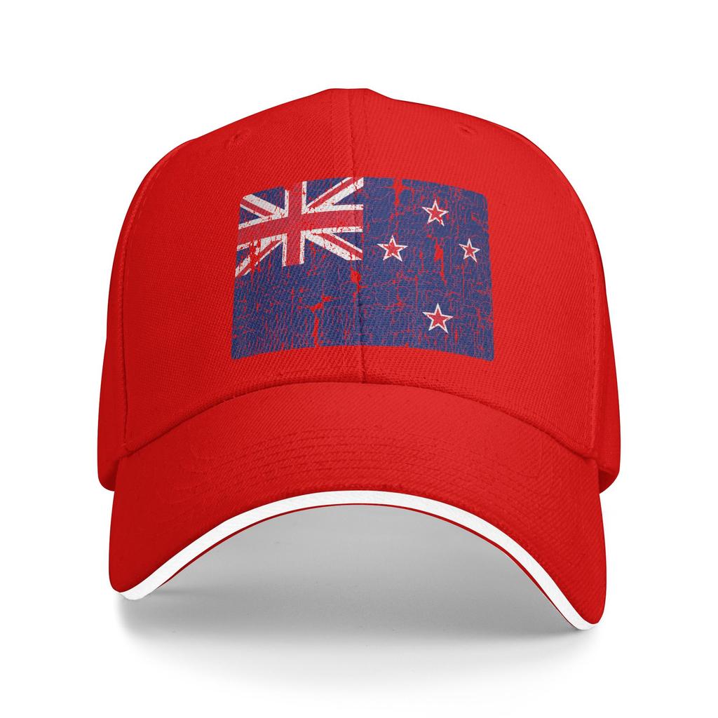 Vintage New Zealand Flag Sun Baseball Cap Spring Unisex Unisex Hip Hop Hats High Quality Classic Kpop Rock Baseball Caps