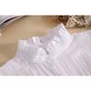 Chiffon Stand Fake Collar Detachable Lapel Choker Necklace Women Shirt Fake False Collar Blouse Top Sweater Accessories
