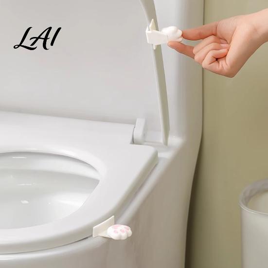 Cute Toilet Seat Lifter for Kids 2PCS Lid Lifters Non Contact Opener Durable No Touch Lift ABS Opening Tool Bathroom Sanitary Accessories