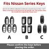 Zinc Alloy Leather Car Key Case Protection Shell Cover for Nissan Juke 2023 X-trail T33 Qasqhai J12 Kicks Ariya g Altima Teana