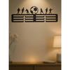 Готическая металлическая настенная полка Спортивный декор Дисплей Хранение Прочный Антикоррозийный