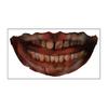 Temporary Tattoo Easy To Use Eco-friendly Waterproof Fun Painless Body Art Tool Paper Halloween Horror Mouth Tattoo for Masquerade