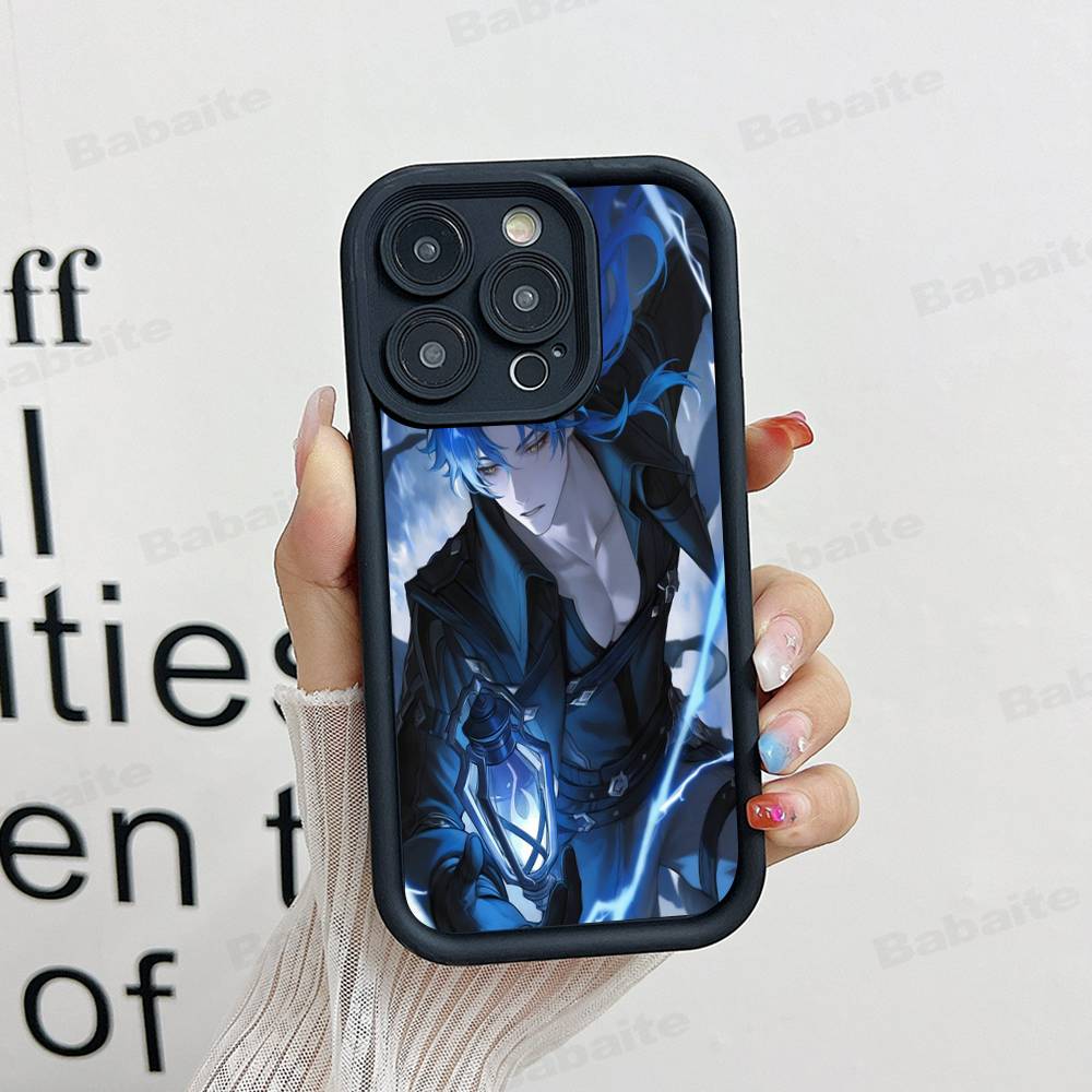 Чехлы для телефона Genshin Impact Flins для iPhone 17 16 15 14 13 12 11 Pro Max Plus