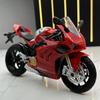 1:12 Ducati V4S Алюминиевый Мотоциклетный Орнамент Симуляция Литая Модель Со Звуком Светом Коллекционная Игрушечная Машинка Подарок Ребенку