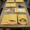 10PCS Self-Seal Kraft Paper Bubble Envelopes Thicken Waterproof Bubble Mailers Different Specifications Anti-fall Shipping Bags