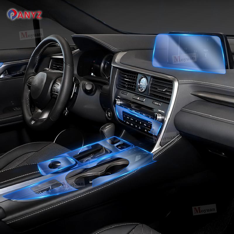 Для Lexus RX 300 350 h 2016- Автомобильный интерьер Центральная консоль Прозрачная ТПУ Защитная пленка Антицарапина Ремонтная пленка Аксессуары