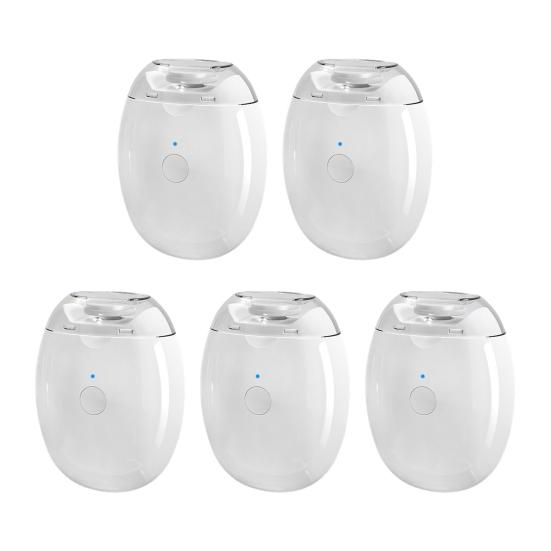 1/2/3/5 шт. Электрическая машинка для стрижки ногтей Дети Пожилые Автоматический триммер для ногтей со светодиодной подсветкой 3 скорости Детский маникюрный шлифовальный файл Кусачки для ногтей на пальцах Полировщик