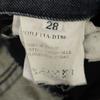 RAF BY RAF SIMONS Straight Denim Pants W28 Navy Jeans Button Fly Men's Used