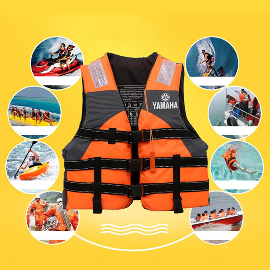 Adults Aid Vest Oxford Cloth Buoyancy Fishing Watersport Life Jacket Summer Vest Adult Life Jacket