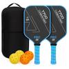 Pickleball Paddle T700 Carbon Fiber Composite Core Lightweight Outdoor Sport Racket Beginners Recreational Players