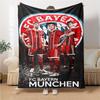 Fc Bayern Munich Team Blankets Flannel Printed Breathable Warm Throw Blanket for Home Office Bedspreads 0708a127