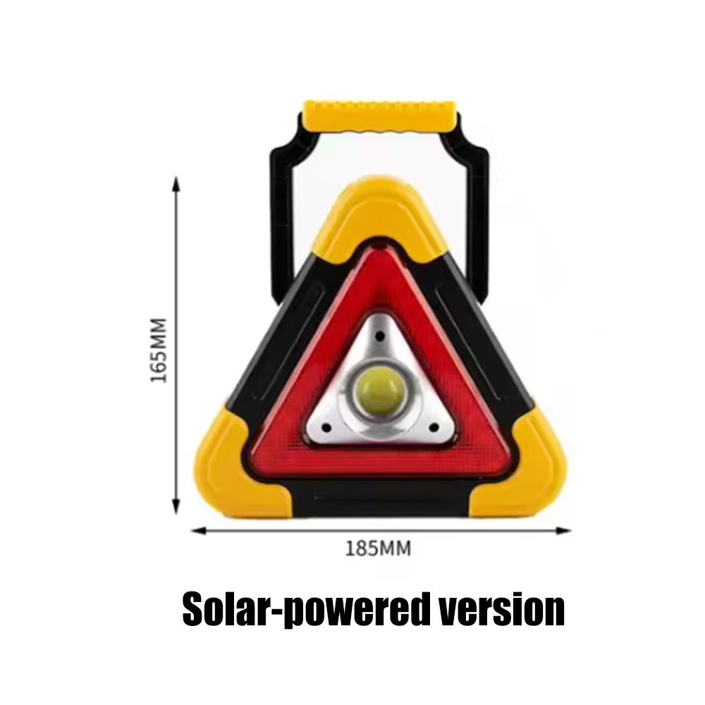 Многофункциональный автомобильный аварийный световой сигнал для экстренного ремонта автомобиля Треугольный дорожный предупреждающий знак Солнечный предупреждающий знак Складной