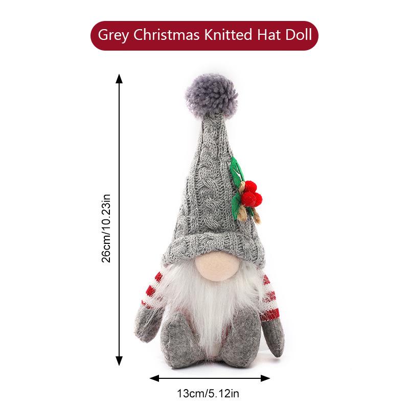 Безликий старик Рождественская кукла Креативные витрины Украшения Принадлежности Мультяшные куклы
