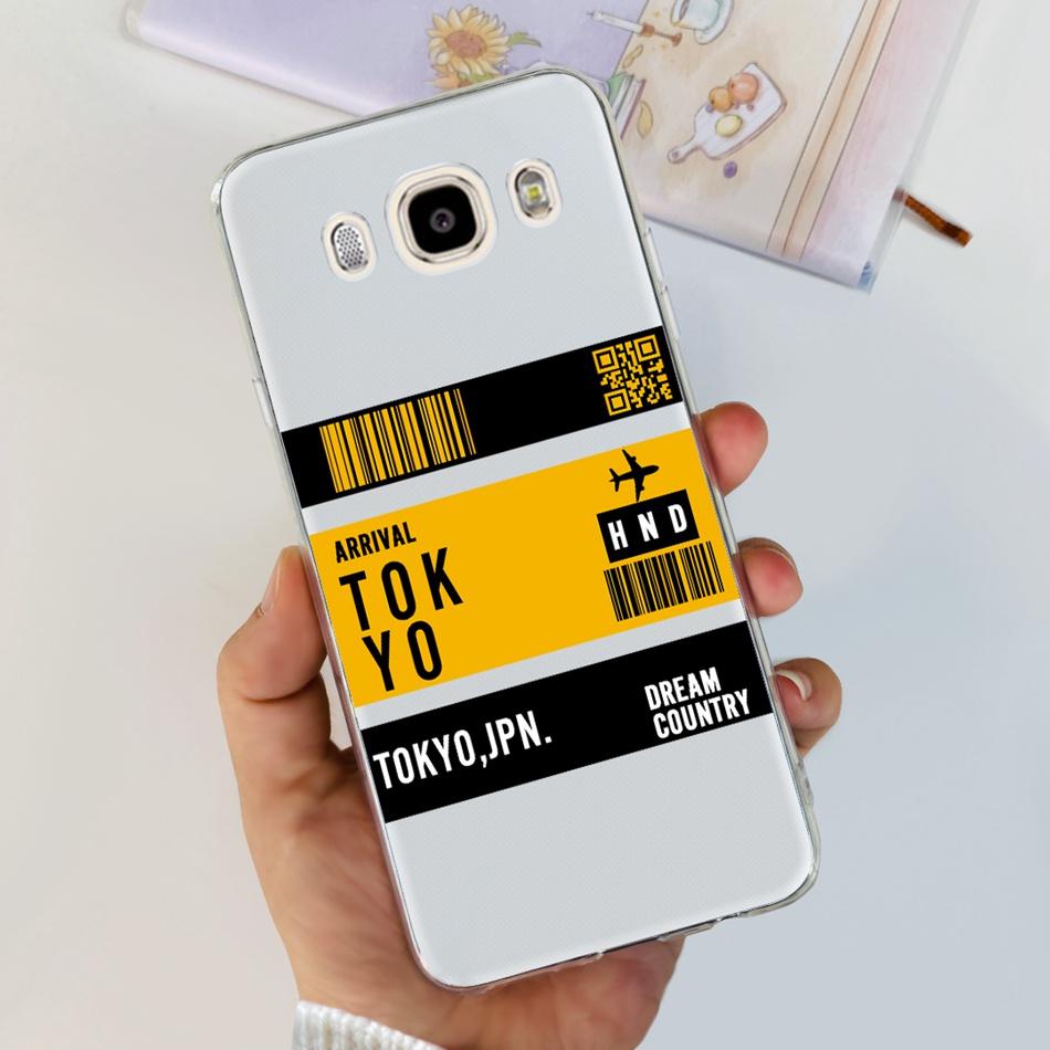 Чехол для телефона Samsung Galaxy J5 2016 SM-J510F Стильный Расписной Мягкий Силикон ТПУ Задняя крышка Для Samsung J5 SM-J500H j 5 2015
