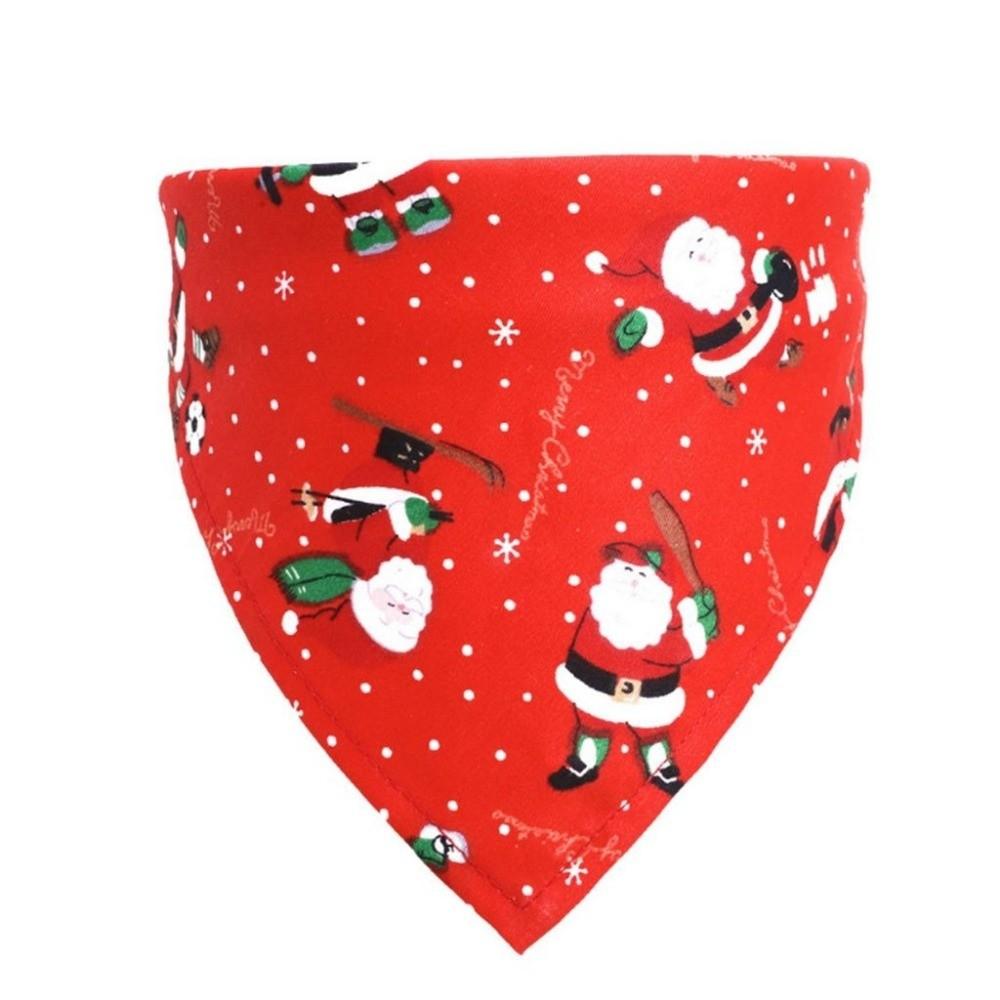 Accessories Christmas Element Cats Triangular Scarf Dogs Bandanas Christmas Pet Decor Pet Costume