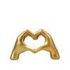 Heart Hand Sculpture,Elevate Your Room with Taylor Gold Heart Decor,Personalize Your Home with Modern and Elegance,Valentines Day Wedding Gift