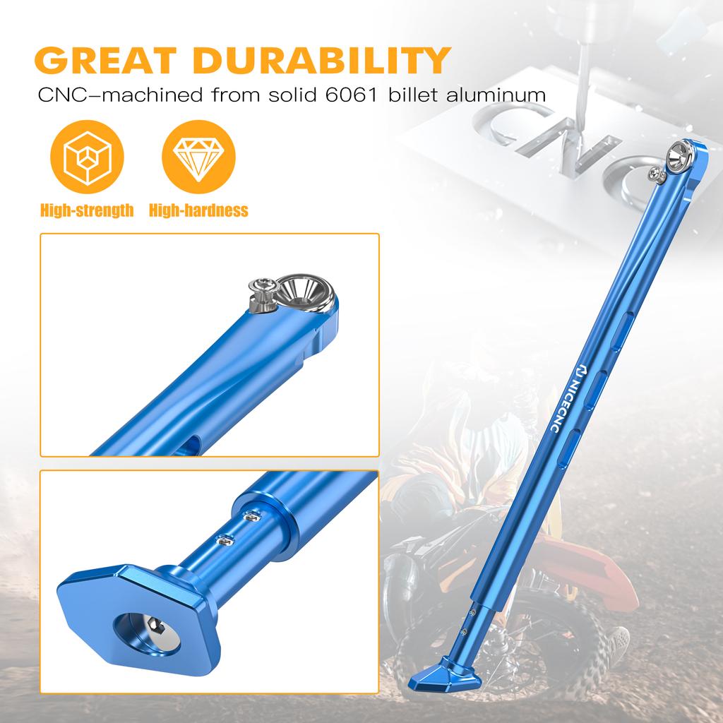 For Husqvarna TE 300 2014-2023 TE 250 FE 250 FE 350 FE 450 FE 501 Adjustable Kickstand Kick Side Stand FX 350 450 TX 125 TX 300