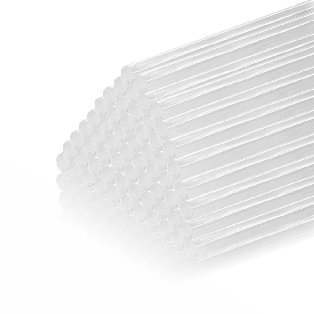 Мини-пистолет для горячего клея с 62 клеевыми стержнями, 20 Вт, 7x100 мм, прозрачный клей