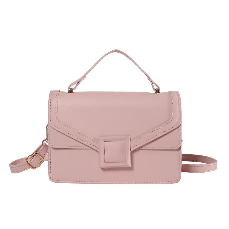 Французская простая фактурная маленькая квадратная сумка-мессенджер 2024 года, популярная новая сумка через плечо, корейская версия, женская сумка