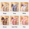 Уличные теплые меховые наушники-earmuffs с бантом, складные, милые зимние ухогрейки для женщин