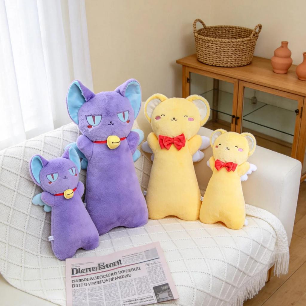 Cerberus Plush Toy Cartoon Spinel Sun Cardcaptor Sakura Anime Stuffed Long Pillow Soft Cuddly Plushies Sofa Bed Home Decor