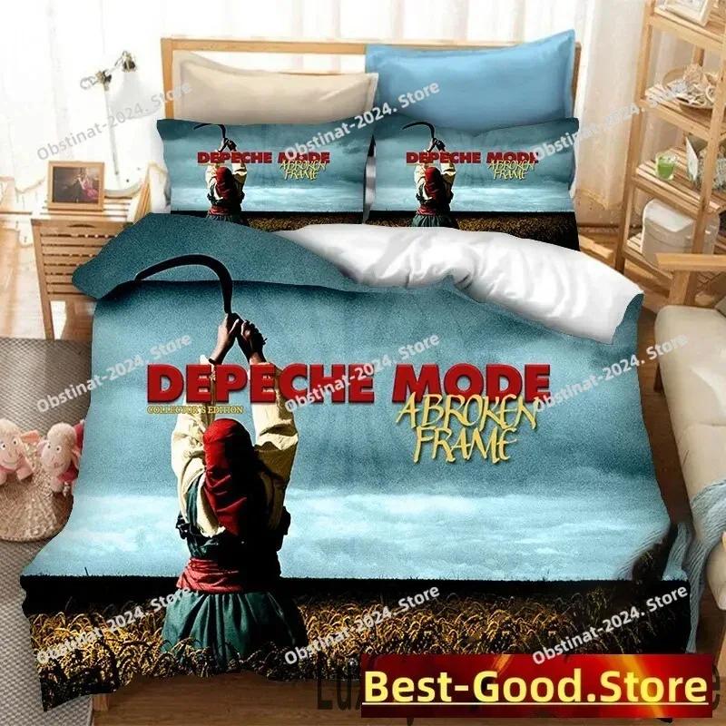 3D Печать Depeche Mode Комплект постельного белья Двуспальный Полуторный King Пододеяльник Одеяло Наволочка Мальчики Девочки Взрослые Спальня