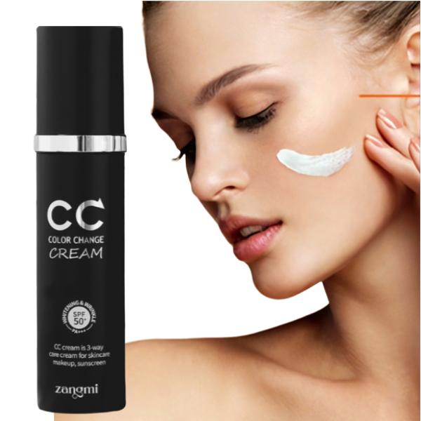 Zangmi CC-крем 50 г SPF50+, PA+++ (Сверхлегкий · Ультра Плюс · Оригинальный) (10 вариантов)