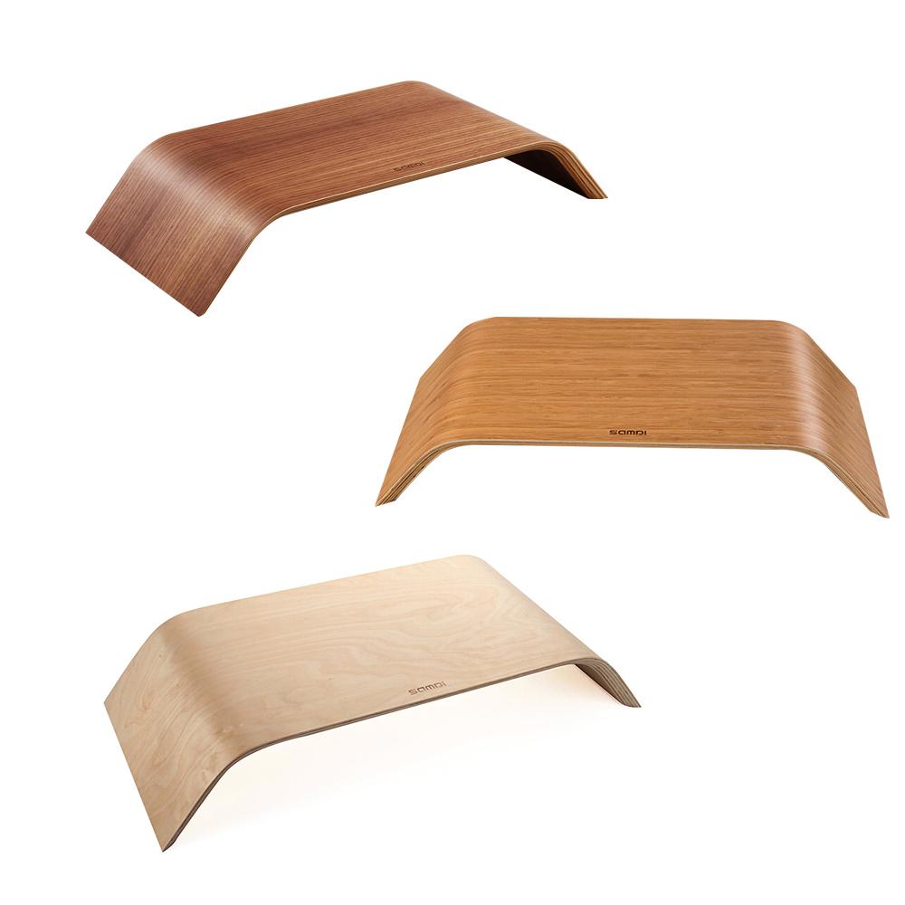 SAMDI Деревянная подставка «Все в одном» Монитор для машины Держатель для ноутбука Прочная несущая способность Стабильная деревянная подставка