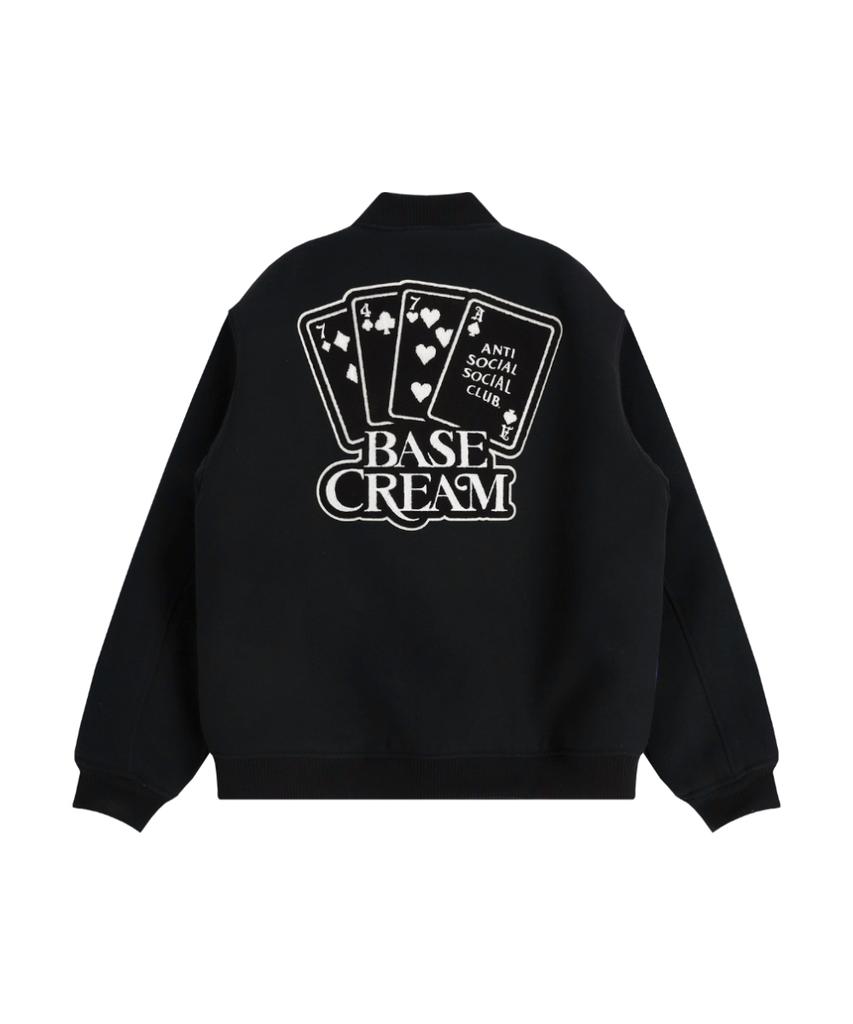 Basecream X Anti-Social Social Club Trump Wool Varsity Jacket