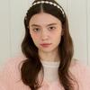 PINK PINEAPPLE DAISY FLOWER HAIRBAND_IVORY