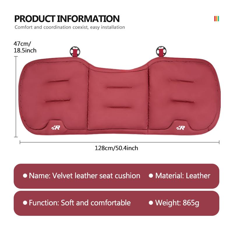 For Volkswagen VW Car Velour Cushion Breathable Back Seat Cushion Seat Cover GTI Tiguan Passat B5 B6 B7 CC Jetta MK5 MK6 Polo ze2